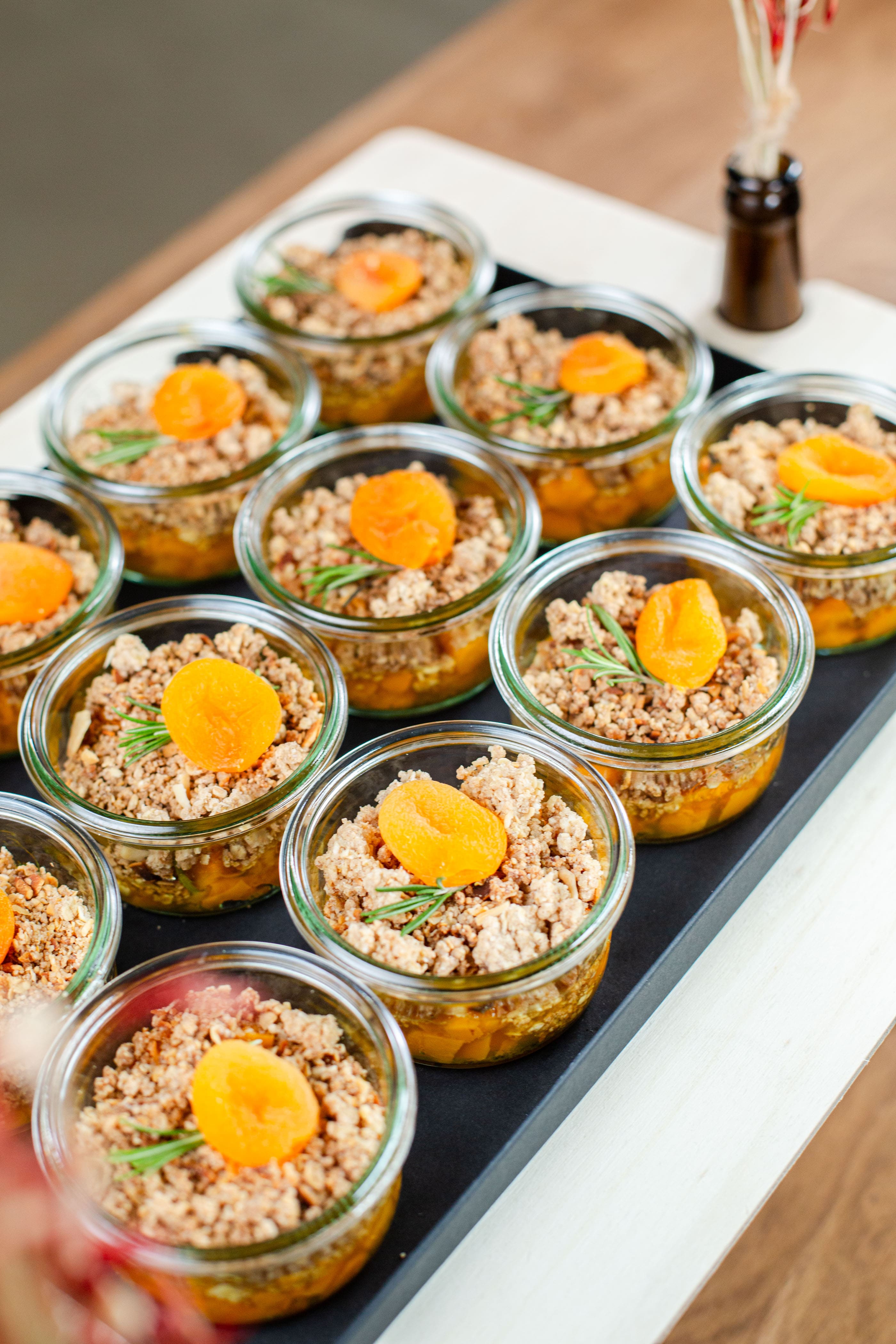 12 Crumbles Pêche