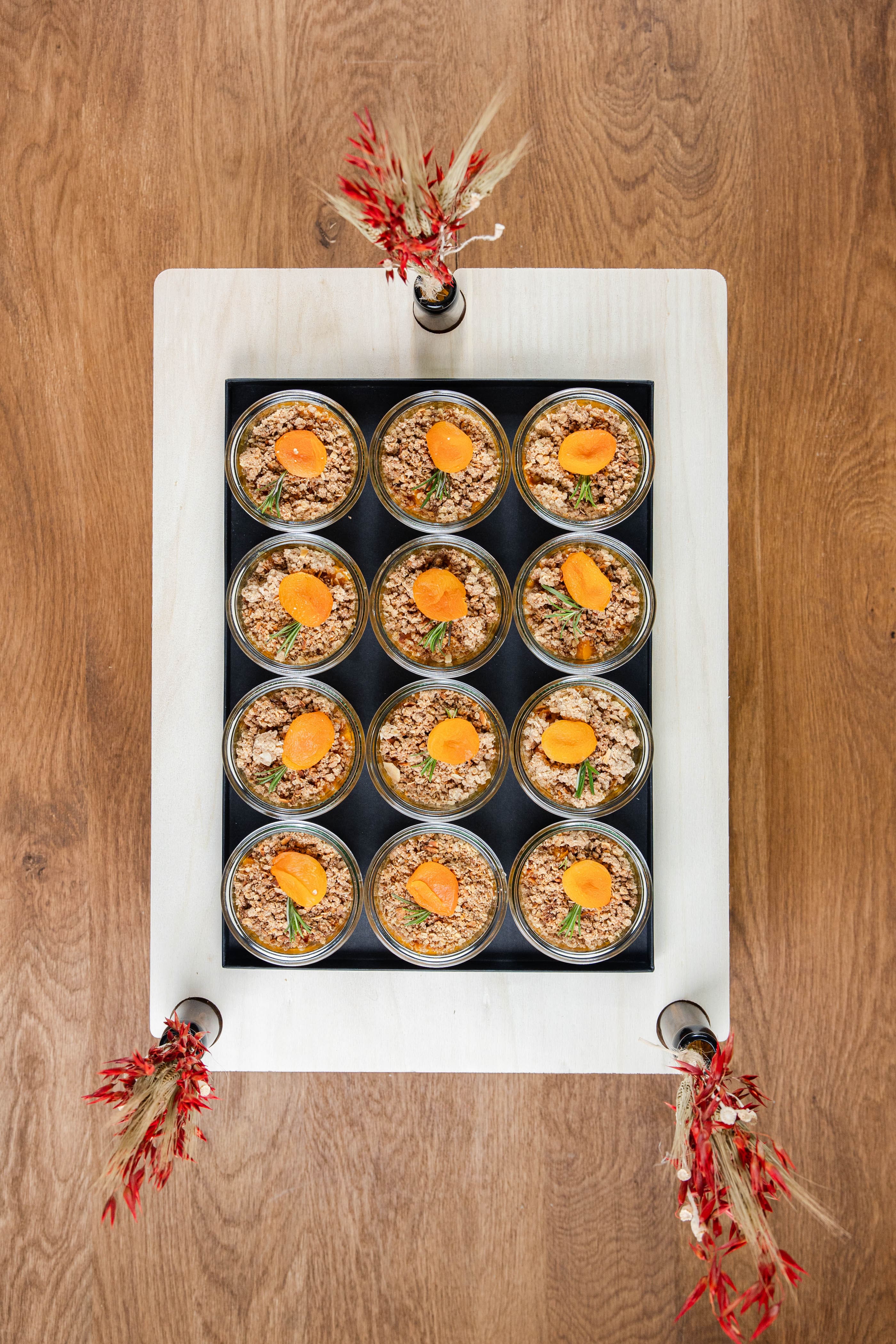 12 Crumbles Pêche