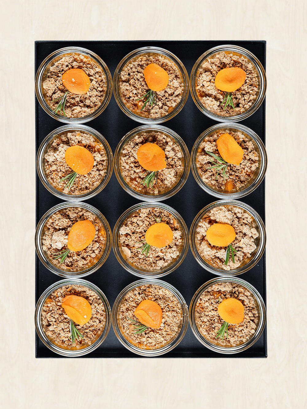 12 Crumbles Pêche