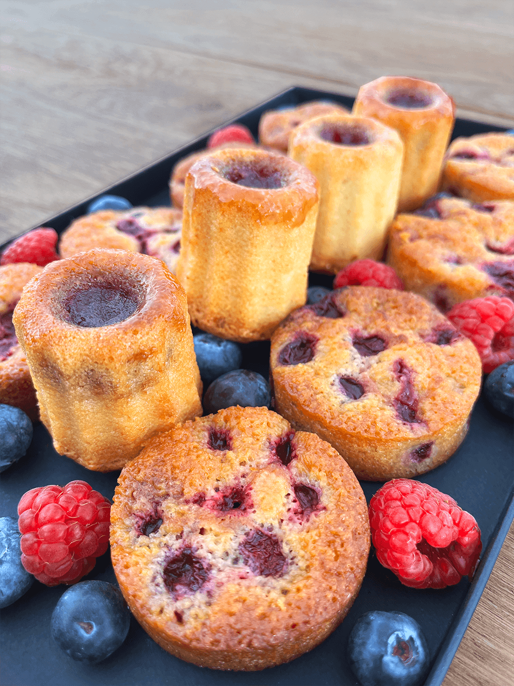 12 Financiers Fruits Rouges