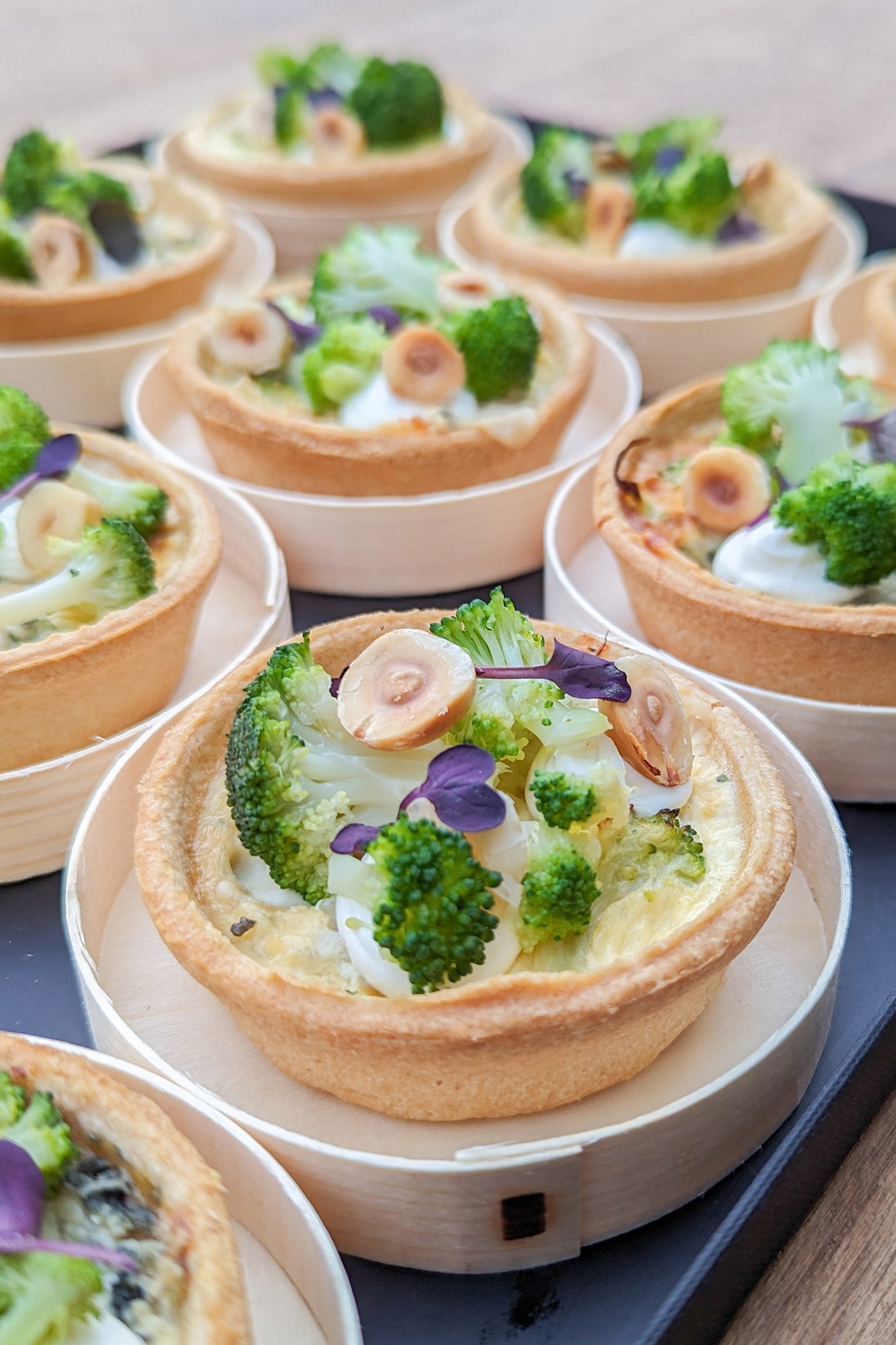 12 Tartelettes salées - Brocoli Bleu d'Auvergne