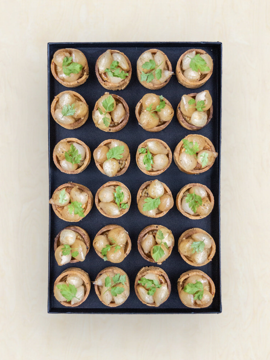 24 Mini Tartelettes salées - Oignons caramélisés