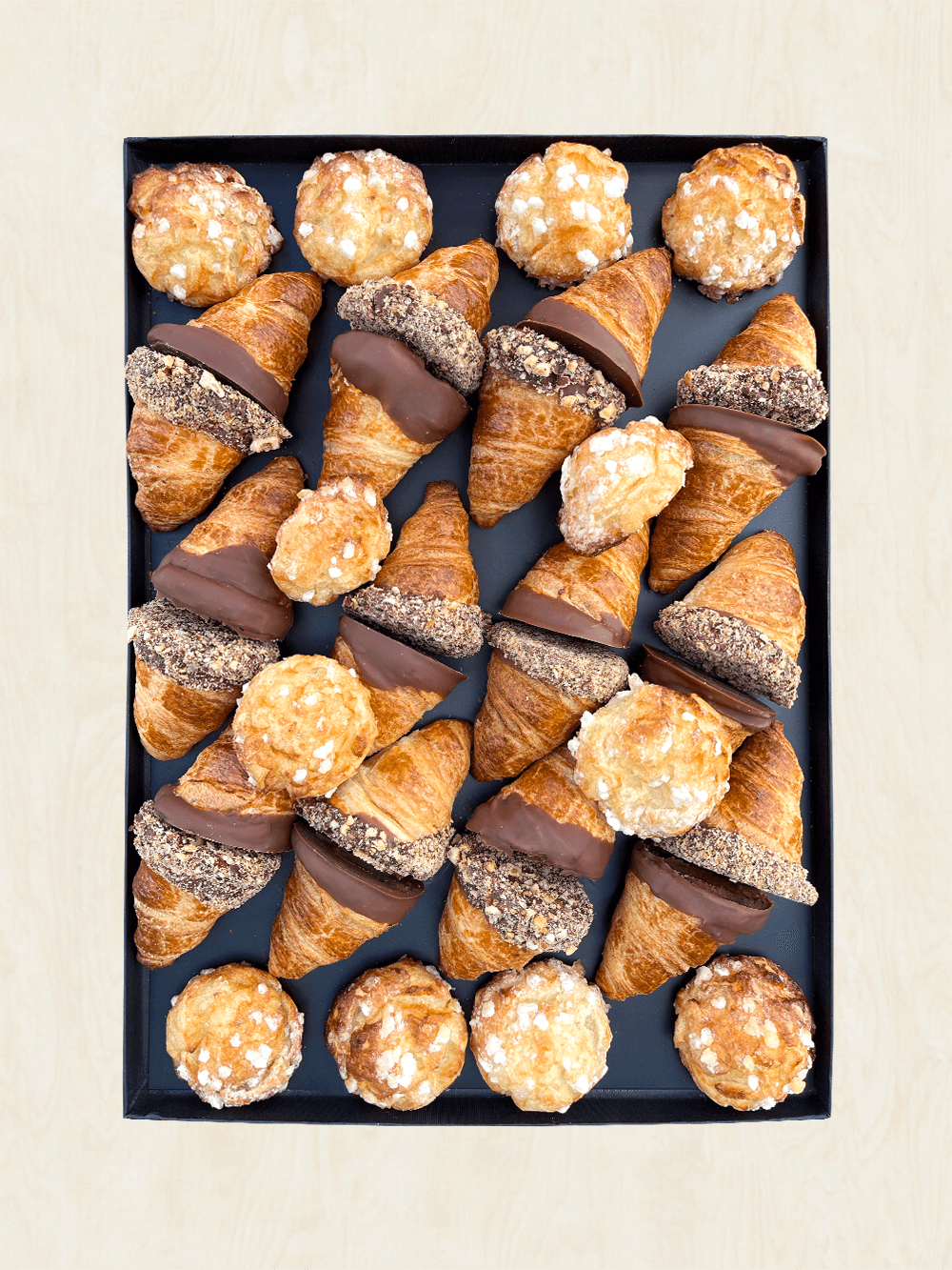 Plateau Mini Viennoiseries Choco-Noisettes (pour 12)