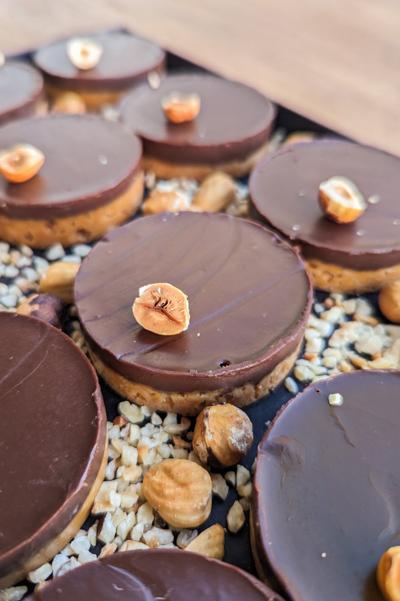 12 Tartelettes sablées au chocolat noir